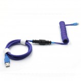 Techflex USB keyboard cable Mechanical keyboard type C cable Double sleeve coiled cable